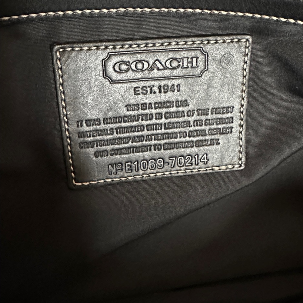 Coach Nylon Commuter Business Bag 70214 - Picture 11 of 16